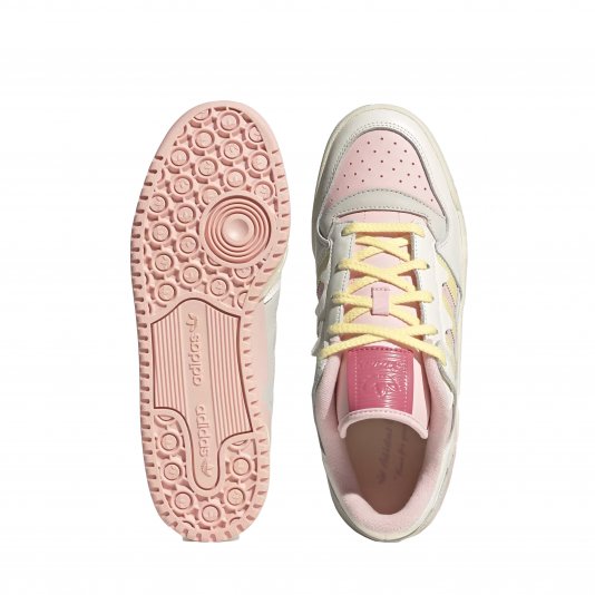 Forum Low CL Clear Pink/Warm Vanilla/Crystal White
