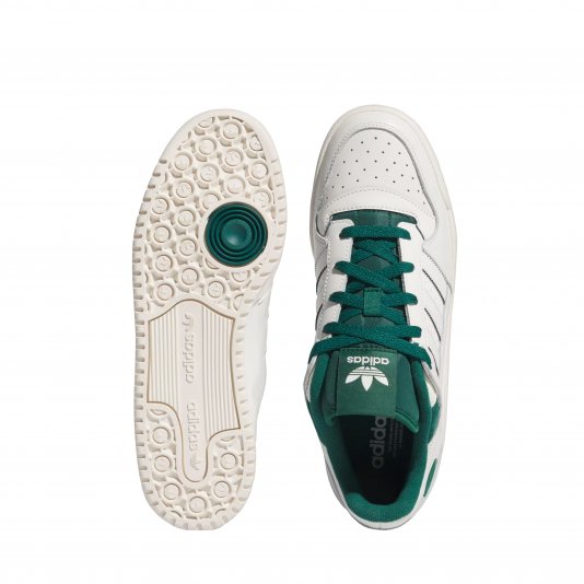 Forum Low CL Cloud White/Collegiate Green/Cream White