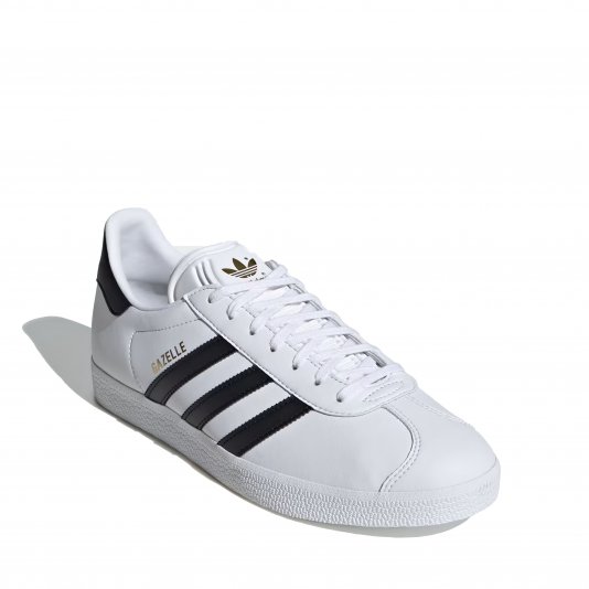 Gazelle Cloud White/Core Black/Gold Metallic