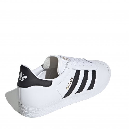Gazelle Cloud White/Core Black/Gold Metallic