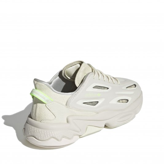 Ozweego Celox White/Sand/Signal Green