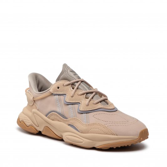Ozweego Pale Nude/Light Brown/Solar Red