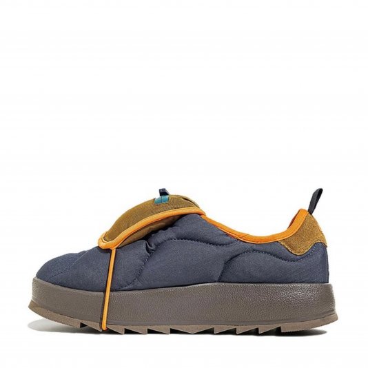 Puffylette Shadow Navy/Bronze Straighter/Orange