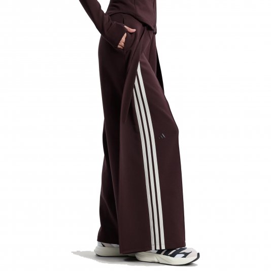 Pleat Wide Pant Shadow Brown