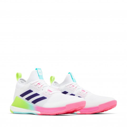 Crazyflight Mid Cloud White/Team College Purple/Flash Aqua