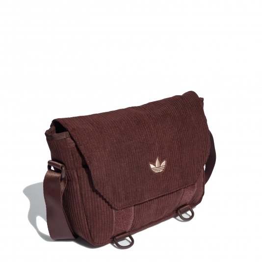 Next+ Corduroy Messenger Bag Shadow Brown