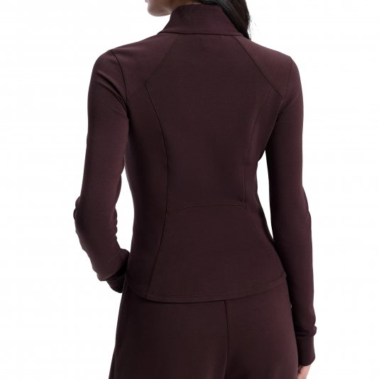 Gather Slim Jacket Shadow Brown