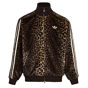 JQD TT Track Top Knit Leopard Black/Brown
