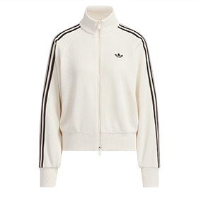 Knit Baloon Track Top Wonder White