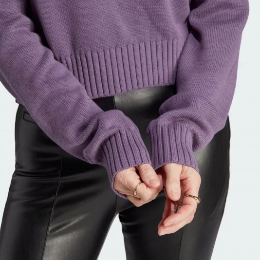 Premium Essentials Half Zip Dark Gray Violet