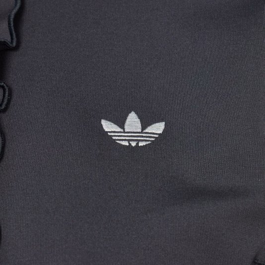 Ruffle Track Top Grey Six