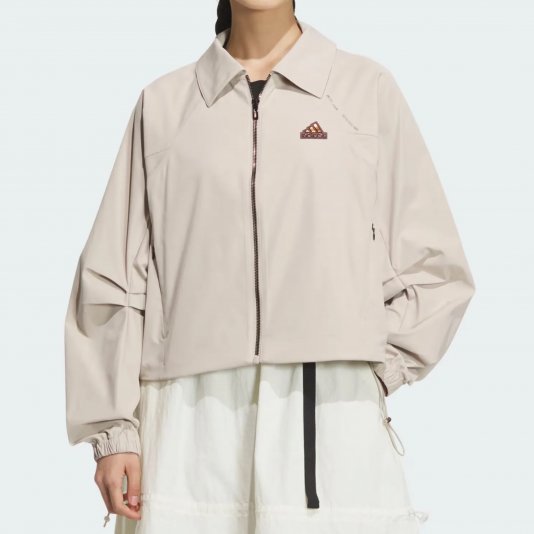 Tech Premium Woven Jacket Beige