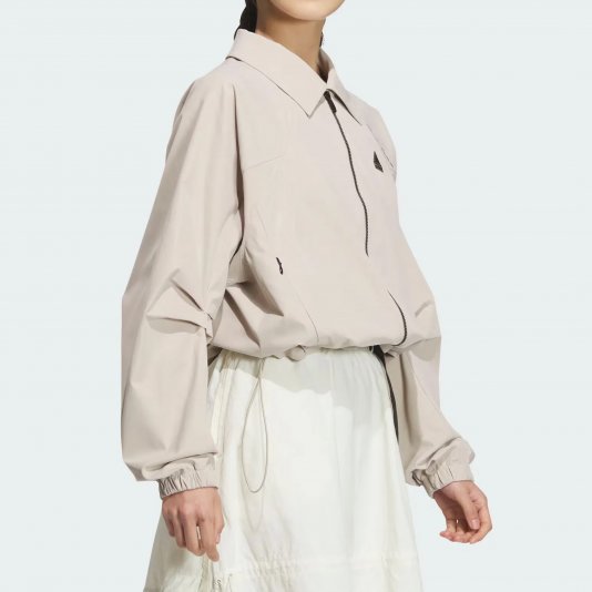 Tech Premium Woven Jacket Beige