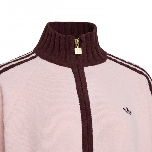 W Knit Track Top Light Pink