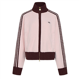 W Knit Track Top Light Pink