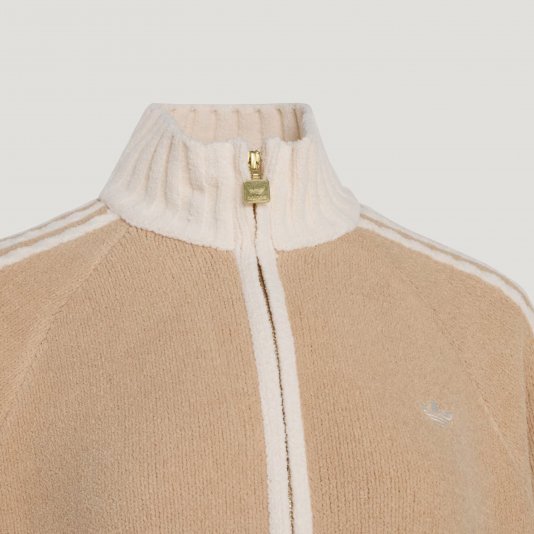 W Knit Track Top Magical Light Brown