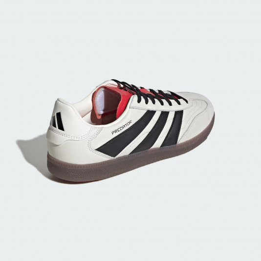 Predator Freestyle Indoor Soccer Shoes Off White/Core Black/Pure Ruby