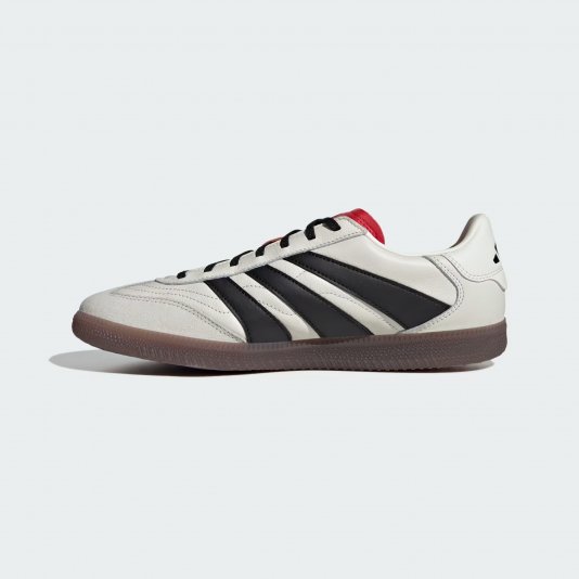Predator Freestyle Indoor Soccer Shoes Off White/Core Black/Pure Ruby