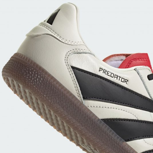 Predator Freestyle Indoor Soccer Shoes Off White/Core Black/Pure Ruby