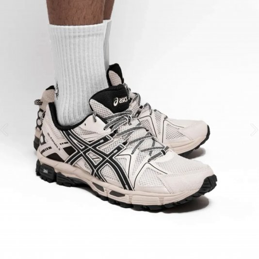 Gel-Kahana 8 Cream/Light Beige/Black/White