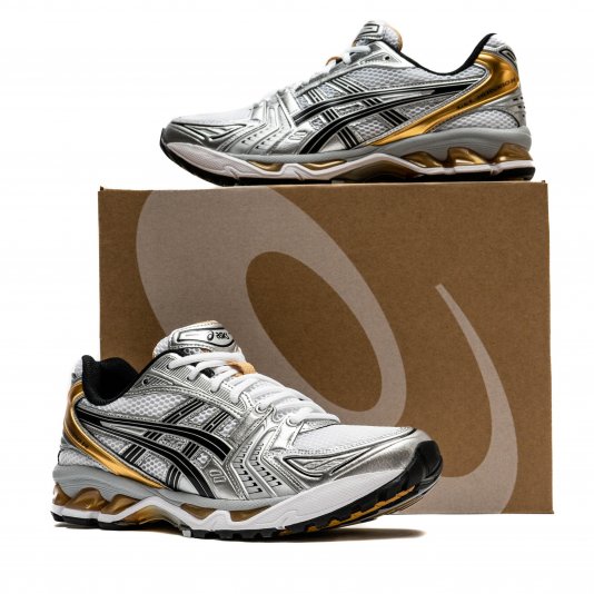 Gel-Kayano 14 White/Pure Gold