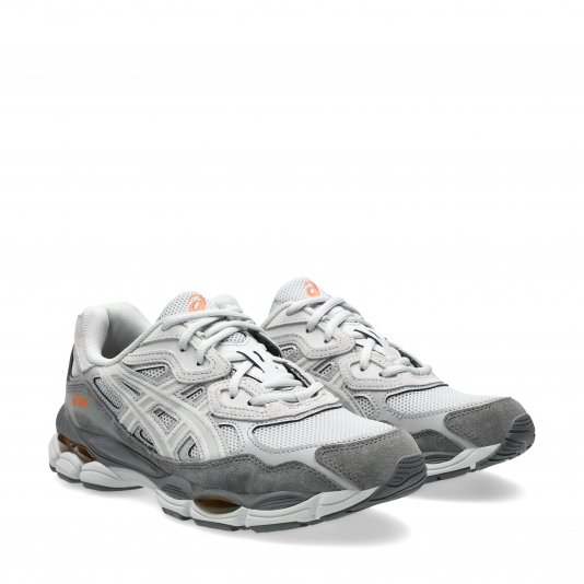 Gel-NYC Cloud Grey/Cement Grey/Orange
