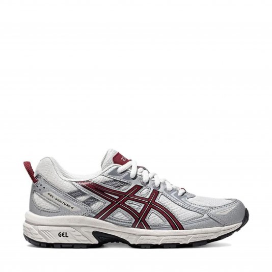Gel-Venture 6 White/Wine Red/Light Gray