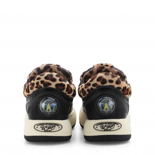 UFO Black Leopard Print