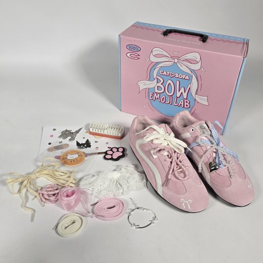 Emoji Bow Pink