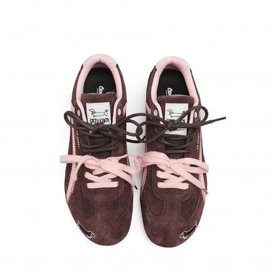 Emoji Dachshund Brown/Pink
