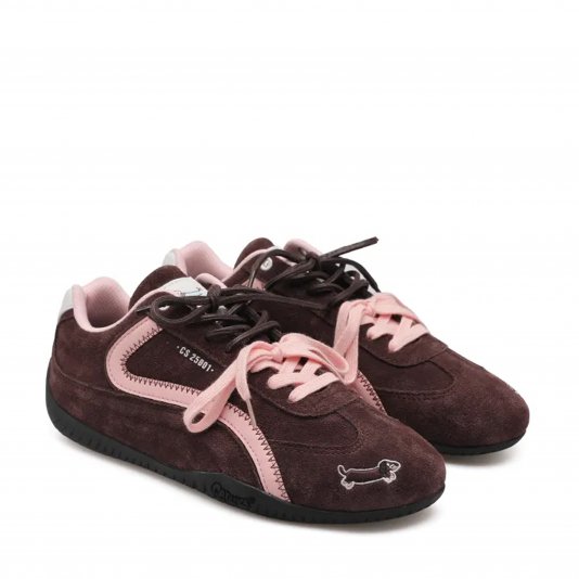 Emoji Dachshund Brown/Pink