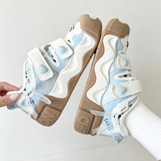 AutoSkate Mary Jane Milk White/Clear Blue