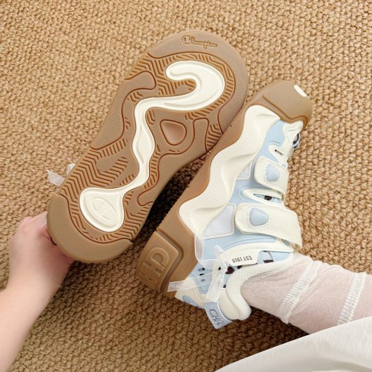 AutoSkate Mary Jane Milk White/Clear Blue