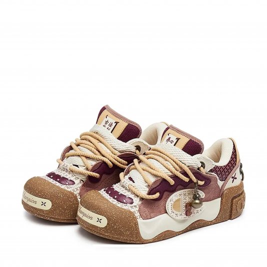 AutoSkate V1 M Sesame Brown/Preppy Red