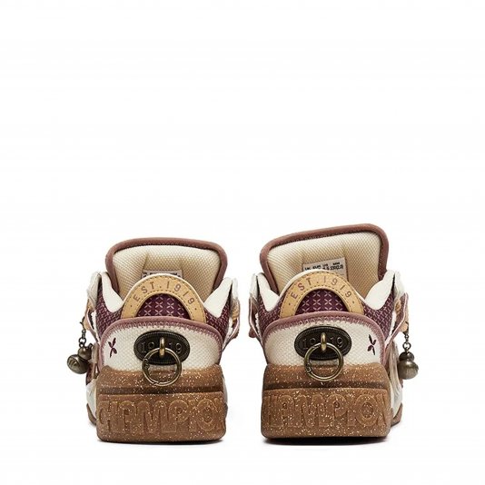 AutoSkate V1 M Sesame Brown/Preppy Red