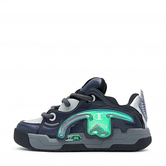 TronSkate V1 Navy/Laser Silver/Teal