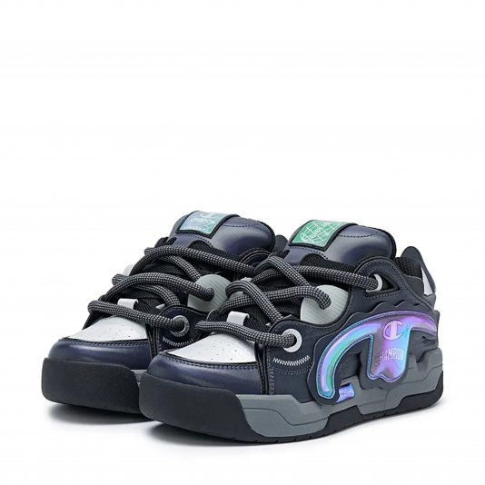 TronSkate V1 Navy/Laser Silver/Teal