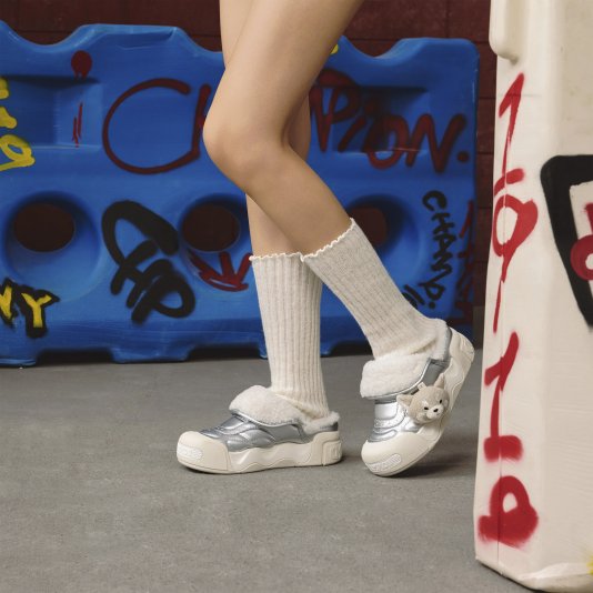 AutoSkate V1 Slip Puffy Silver/Milk White