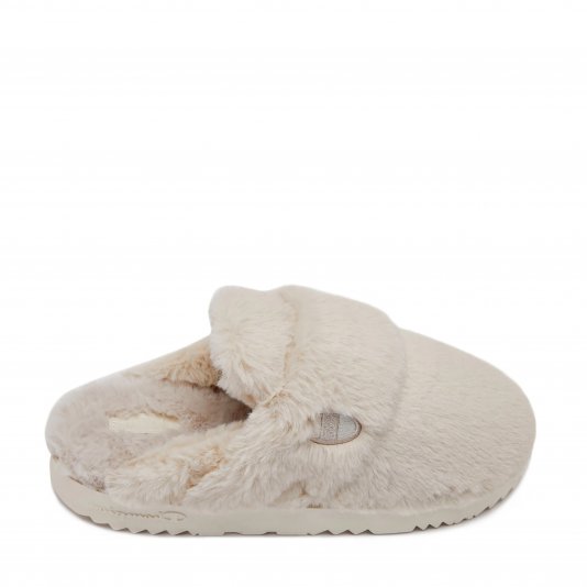 Slide Fluffy 1 Light Gray