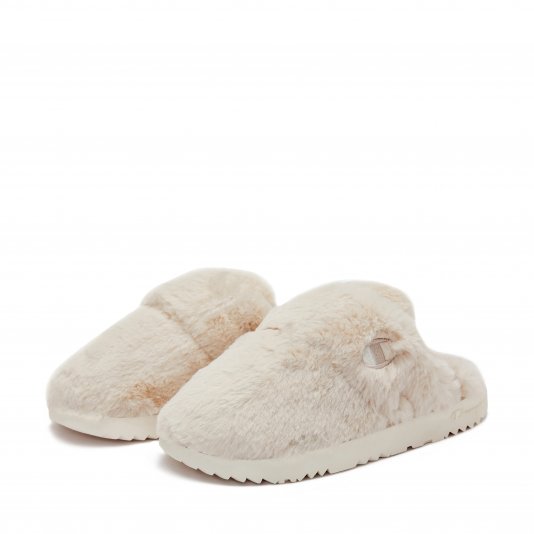 Slide Fluffy 1 Light Gray