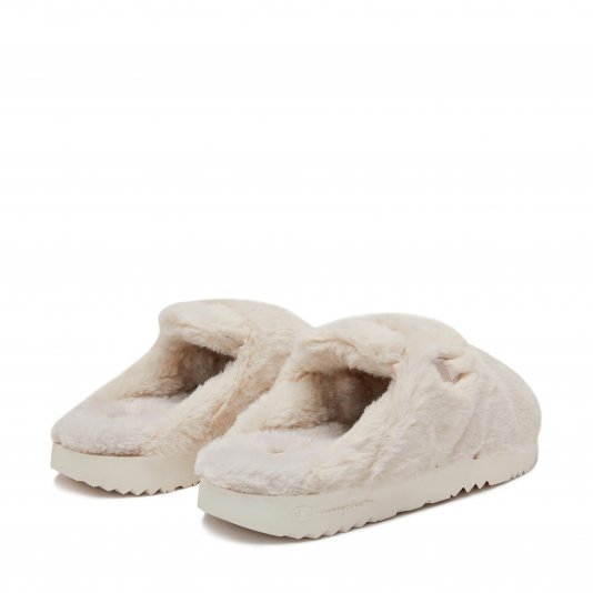 Slide Fluffy 1 Light Gray