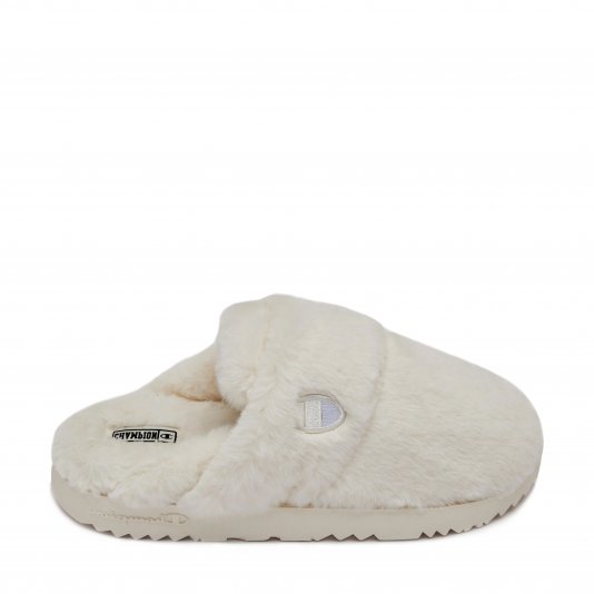 Slide Fluffy 1 Off White