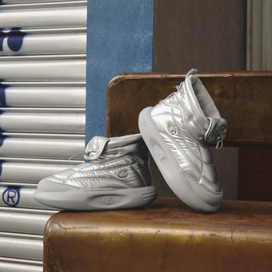 Triangle Boots Silver White/Alloy Gray