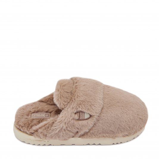 Slide Fluffy 1 Brown