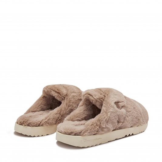 Slide Fluffy 1 Brown