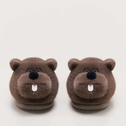 Cute Marmot Small Charcoal Ash