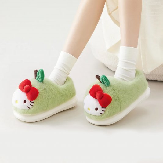 Hello Kitty Plush Apple Green