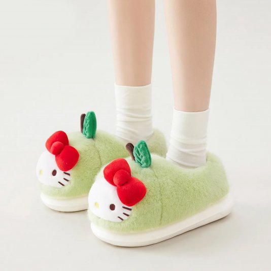 Hello Kitty Plush Apple Green