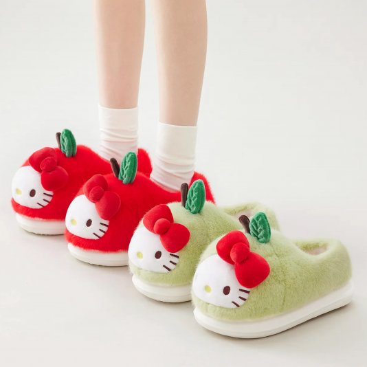 Hello Kitty Plush Apple Green