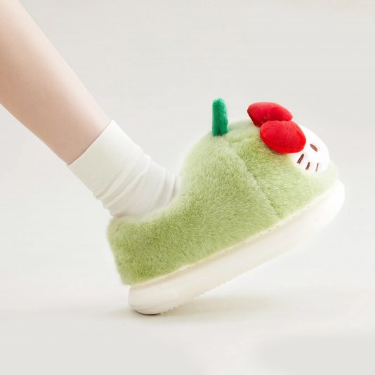 Hello Kitty Plush Apple Green